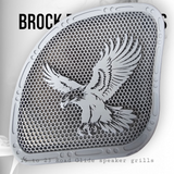 98-2024 Road Glide 3D Eagle speakers grill covers set