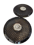 A set of bag Skull Warbonnet speakers grill covers