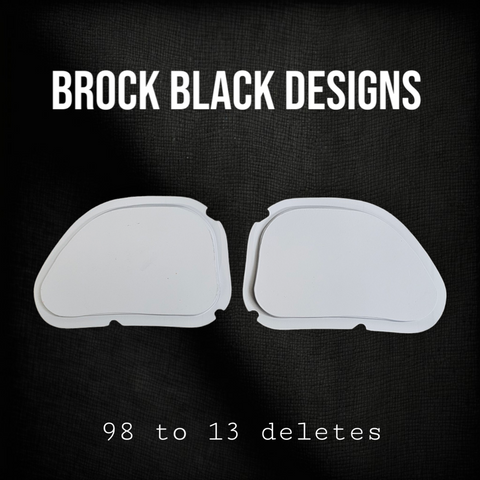 98-2024 Road Glide 3D Hulk speakers grill covers set