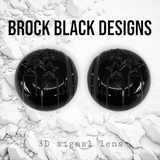 American Flag signal lense