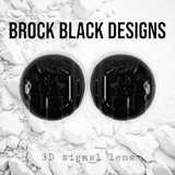 American Flag signal lense