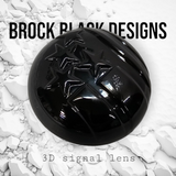 American Flag signal lense