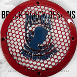 A set of POW MIA 14-23 Harley Davidson Touring Pack Speaker Grill Cover Guard