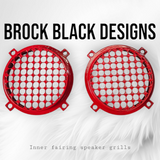 97-25+ Touring various decorative speakers grill covers sets