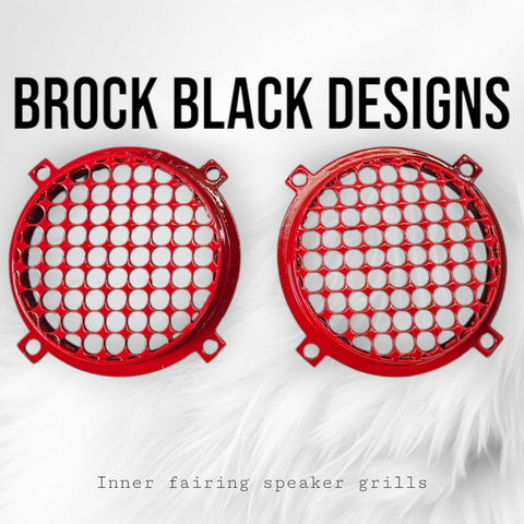 97-25+ Harley inner Touring decorative speakers grill covers sets