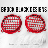 97-25+ Harley inner Touring decorative speakers grill covers sets