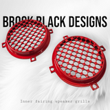 97-25+ Harley inner Touring decorative speakers grill covers sets