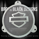 97-25+ Harley inner 3D shield speakers grill covers set