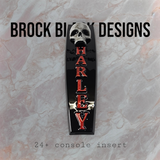 08+ touring console insert 3D ancient skull