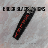 08+ touring console insert 3D ancient skull