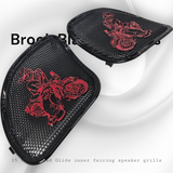 98 to 2024 Road Glide 3D Popeye speakers grill covers set