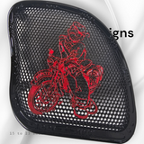 98 to 2024 Road Glide 3D Popeye speakers grill covers set