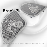 98 to 2024 Road Glide 3D Popeye speakers grill covers set