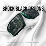 98-2024 Road Glide 3D shark speakers grill covers set