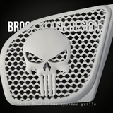 98-2024 Road Glide 3D punisher speakers grill covers set