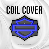 18+ Tattered flag themed Coil Cover