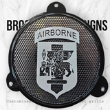 97-25+ Harley inner 3D SOUTHERN EUROPEAN TASK FORCE Airborne speakers grill covers set