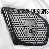 98-2024 Road Glide 3D Ancient Skull speakers grill covers set