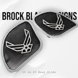 98-2024 Road Glide 3D Air Force speakers grill covers set