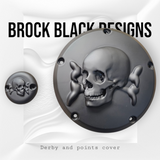 Derby and points cover skull and crossbones