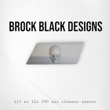 117 or 121  air cleaner insert 3D ancient skull