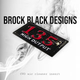 117 or 121  air cleaner insert 3D motor size