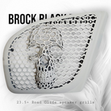 98-2024+ Road Glide 3D webbed Skull speakers grill covers set