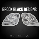 98-2024 Road Glide 3D Eagle speakers grill covers set