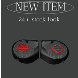 23.5+ Harley inner 3D shield speakers grill covers set