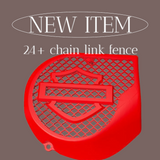 23.5+ Harley inner 3D shield speakers grill covers set