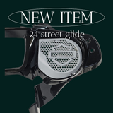 23.5+ Harley inner 3D shield speakers grill covers set