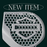 23.5+ Harley inner 3D shield speakers grill covers set