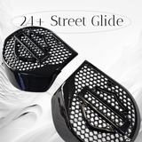 23.5+ Harley inner 3D shield speakers grill covers set