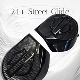23.5+ Harley inner 3D shield speakers grill covers set