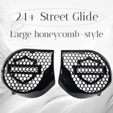 23.5+ Harley inner 3D shield speakers grill covers set