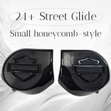 23.5+ Harley inner 3D shield speakers grill covers set