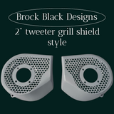 2024+ Street Glide with 2" tweeter speakers grill covers set