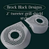 2024+ Street Glide with 2" tweeter speakers grill covers set