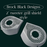 2024+ Street Glide with 2" tweeter speakers grill covers set