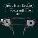 2024+ Street Glide with 2" tweeter speakers grill covers set