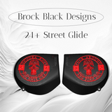 97-25+ Touring 3D Don't Tread on me speakers grill covers set