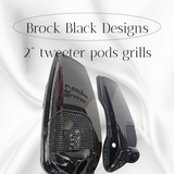 14-24 Harley Davidson bag lid Speaker Grill Cover 2" tweeter