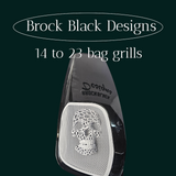 14-24 Harley Davidson bag lid Speaker Grill Cover webbed skull