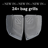 24+ Harley Davidson bag lid Speaker Grill Cover Guard shield theme