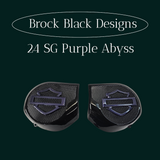 23.5+ Harley inner 3D shield speakers grill covers set