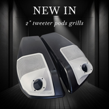 24+ Harley Davidson bag lid Speaker Grill Cover 2" tweeter