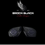 98 to 2024 Road Glide 3D shield speakers grill covers set