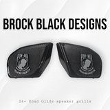 98-2024 Road Glide 3D POW MIA TRIBUTE speakers grill covers set