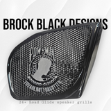 98-2024 Road Glide 3D POW MIA TRIBUTE speakers grill covers set