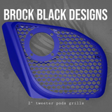 2024+ Road Glide with 2" tweeter speakers grill covers set